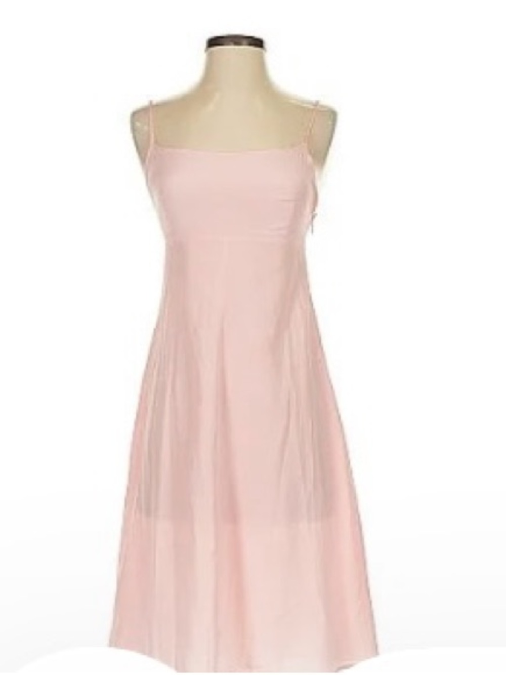Sportmax Pale Pink Spaghetti-Strap Midi Dress